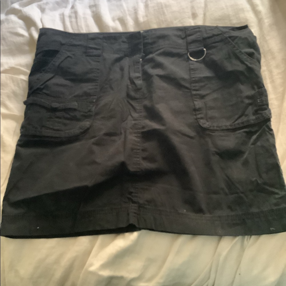 Black Kenneth Cole cargo skirt